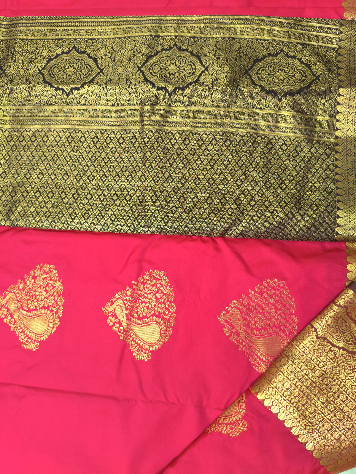 Ruby Red Saree